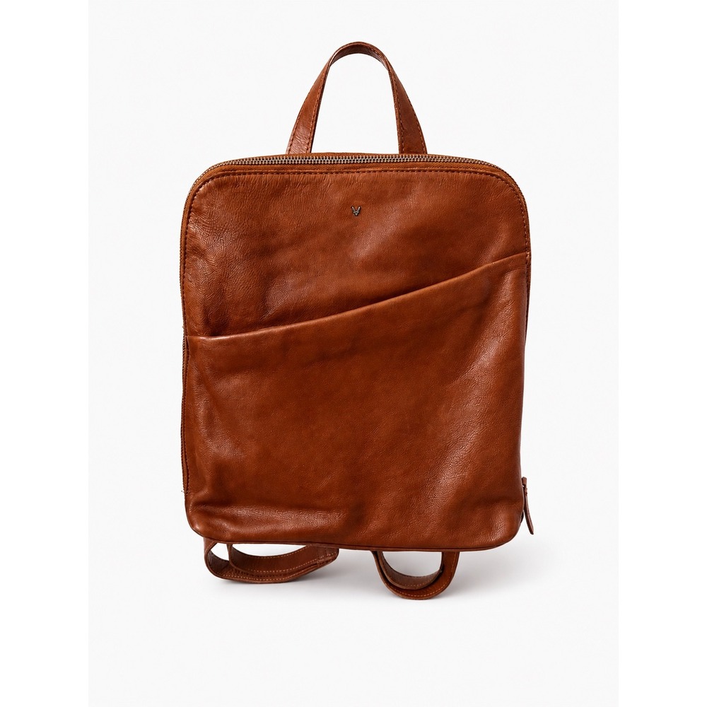 Valenca Holland Leather Backpack Cognac Brown